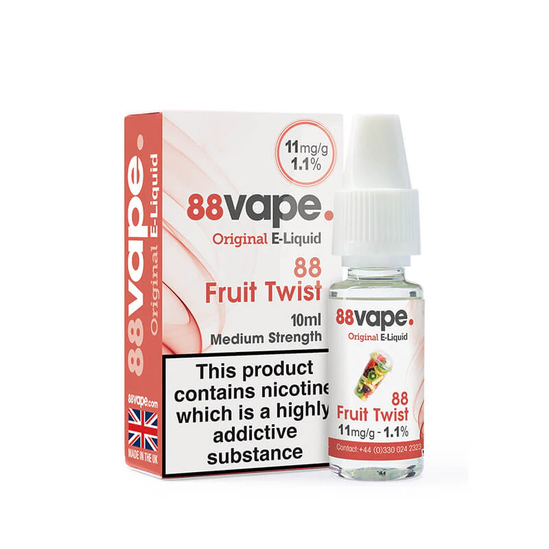 88Vape Original Fruit Twist 10ml E-Liquid - Image 2