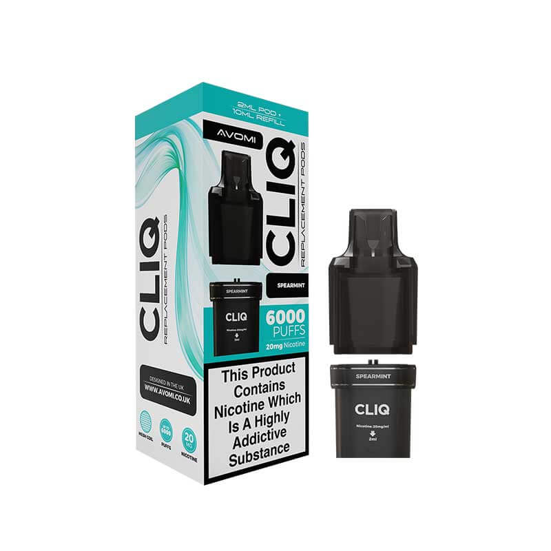 Avomi CLIQ Prefilled Vape Pod + Refill - Spearmint