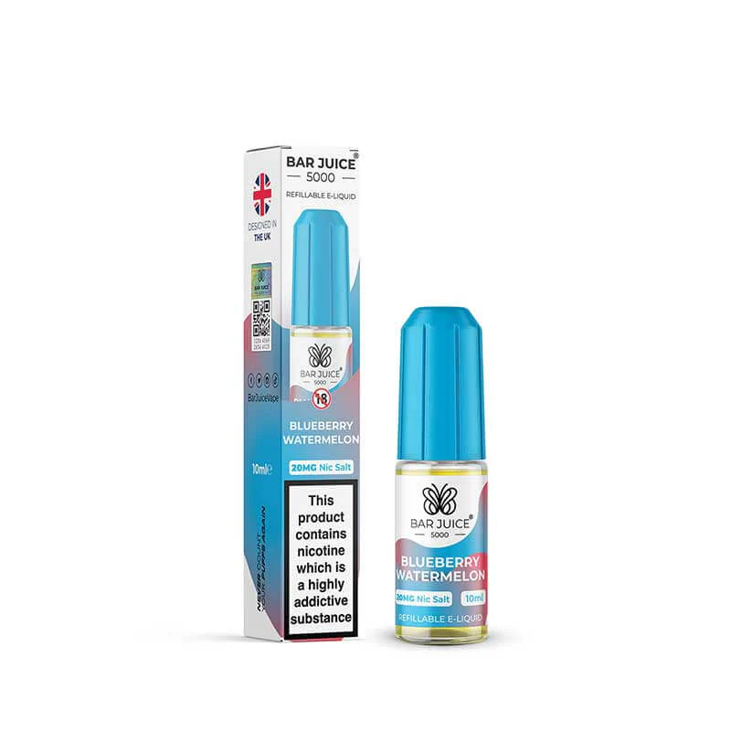 Bar Juice 5000 Blueberry Watermelon 10ml Nic Salt E-Liquid - Image 3