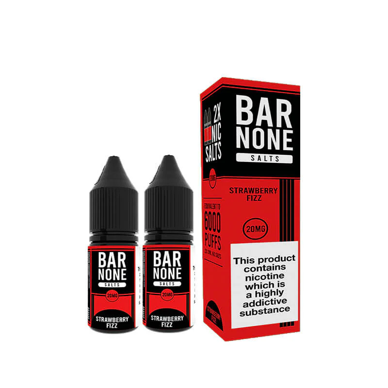 Bar None Strawberry Fizz Nic Salt 10ml E-Liquid - 2 Pack - Image 3