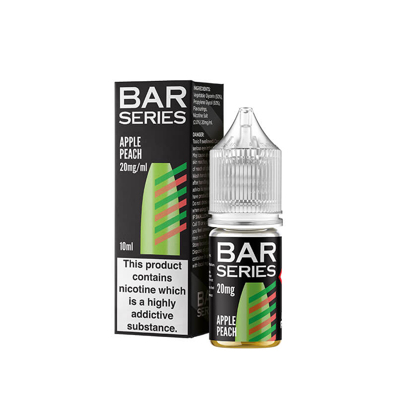Bar Series Apple Peach 10ml Nic Salt E-Liquid - Image 4