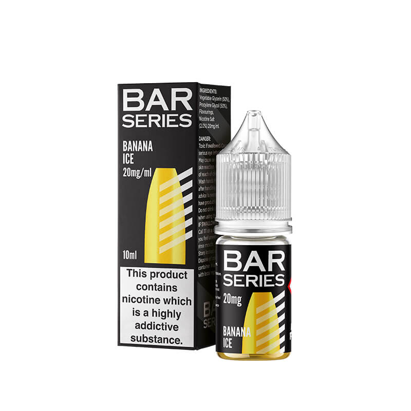 Bar Series Banana Ice 10ml Nic Salt E-Liquid - Image 3