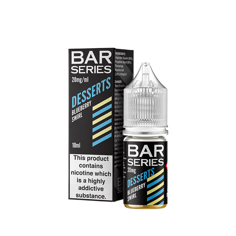 Bar Series Desserts Blueberry Swirl 10ml Nic Salt E-Liquid - Image 4