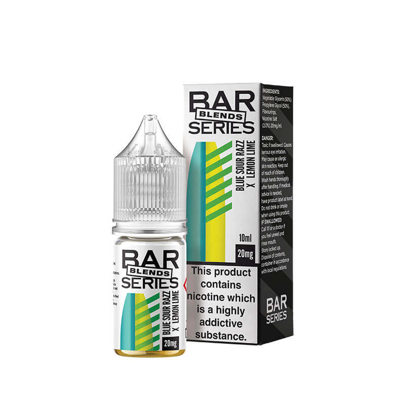 Bar Series Blends Lemon Lime x Blueberry Sour Razz 10ml Nic Salt E-Liquid - Image 4