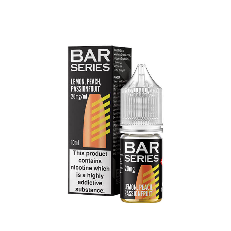 Bar Series Lemon Peach Passionfruit 10ml Nic Salt E-Liquid - Image 3