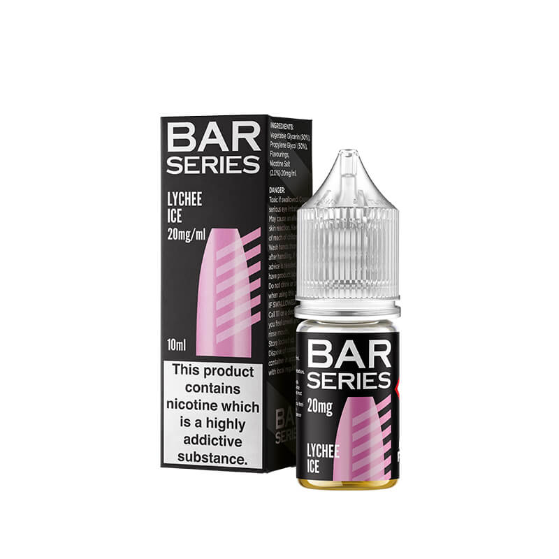 Bar Series Lychee Ice 10ml Nic Salt E-Liquid - Image 2