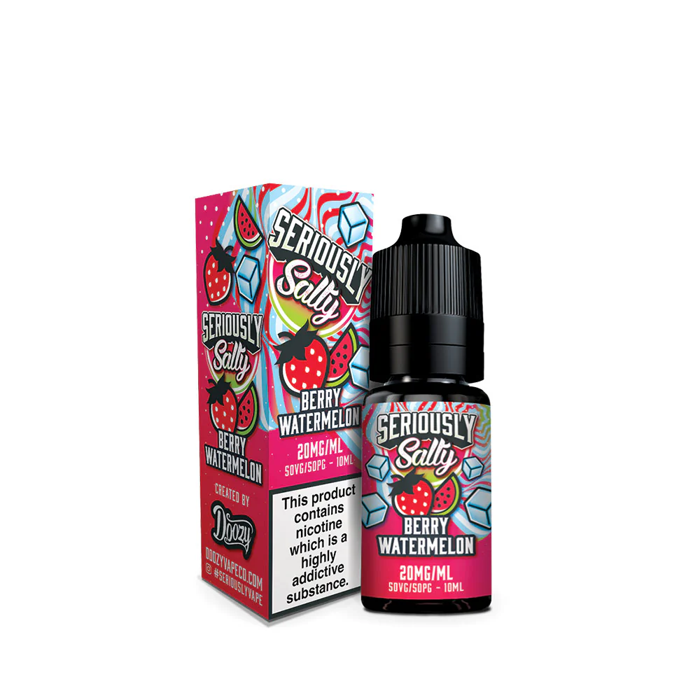 Doozy Vape Co Seriously Salty Berry Watermelon Nic Salt E-Liquid - Image 4