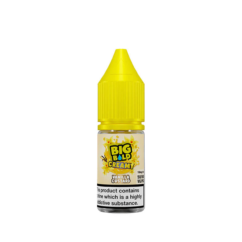 Big Bold Creamy Vanilla Custard 10ml Nic Salt E-Liquid - Image 3