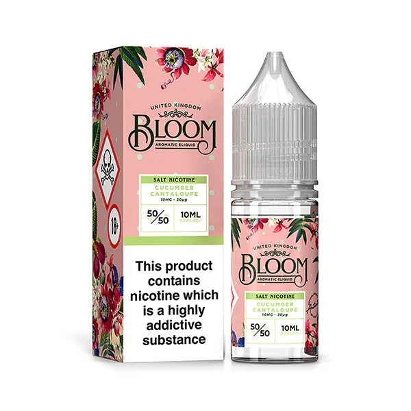 Bloom E-Liquid Cucumber Cantaloupe Nic Salt E-Lqiuid - Image 3