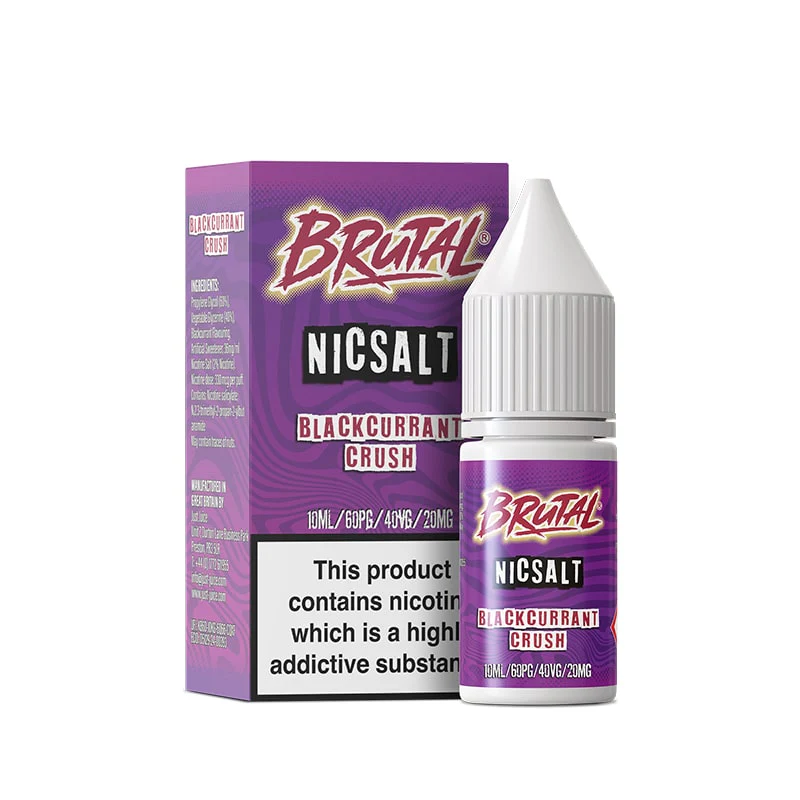 Brutal Drinks Blackcurrant Crush 10ml Nic Salt E-Liquid - Image 2