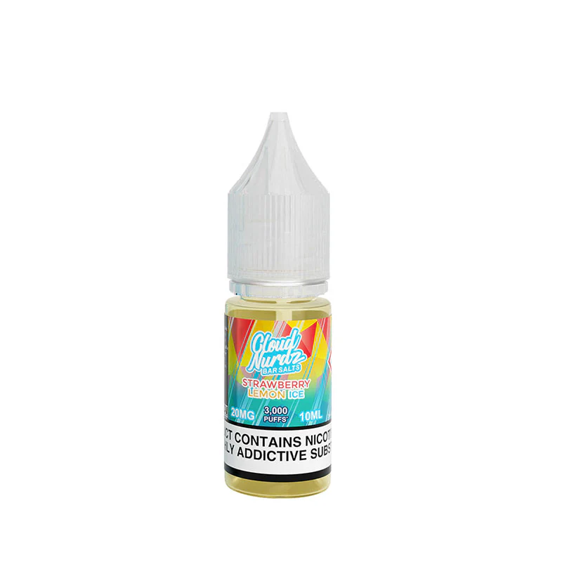 Cloud Nurdz Bar Salts Strawberry Lemon Ice 10ml Nic Salt E-Liquid - Image 3