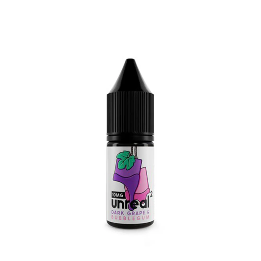 Unreal 2 Dark Grape & Bubblegum 10ml Nic Salt - Image 4