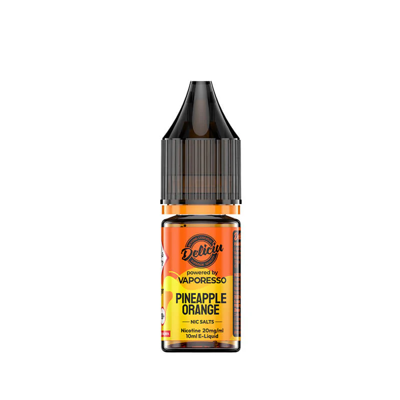 Deliciu V2 Pineapple Orange 10ml Nic Salt E-Liquid by Vaporesso - Image 2