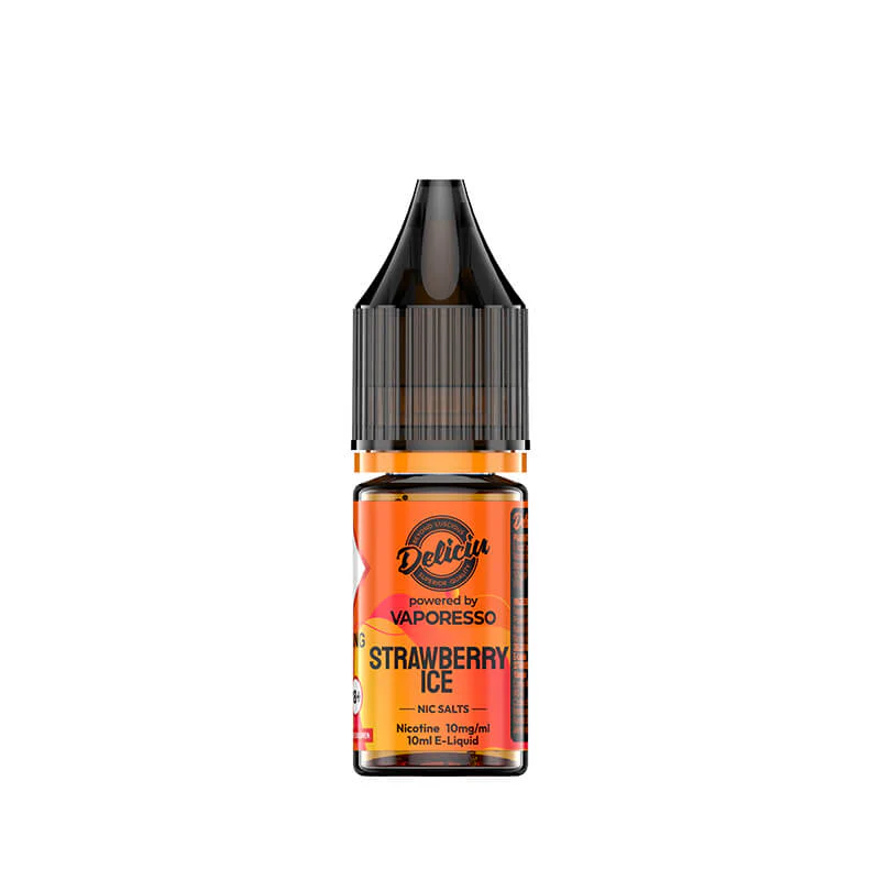 Deliciu V2 Strawberry Ice 10ml Nic Salt E-Liquid by Vaporesso - Image 3