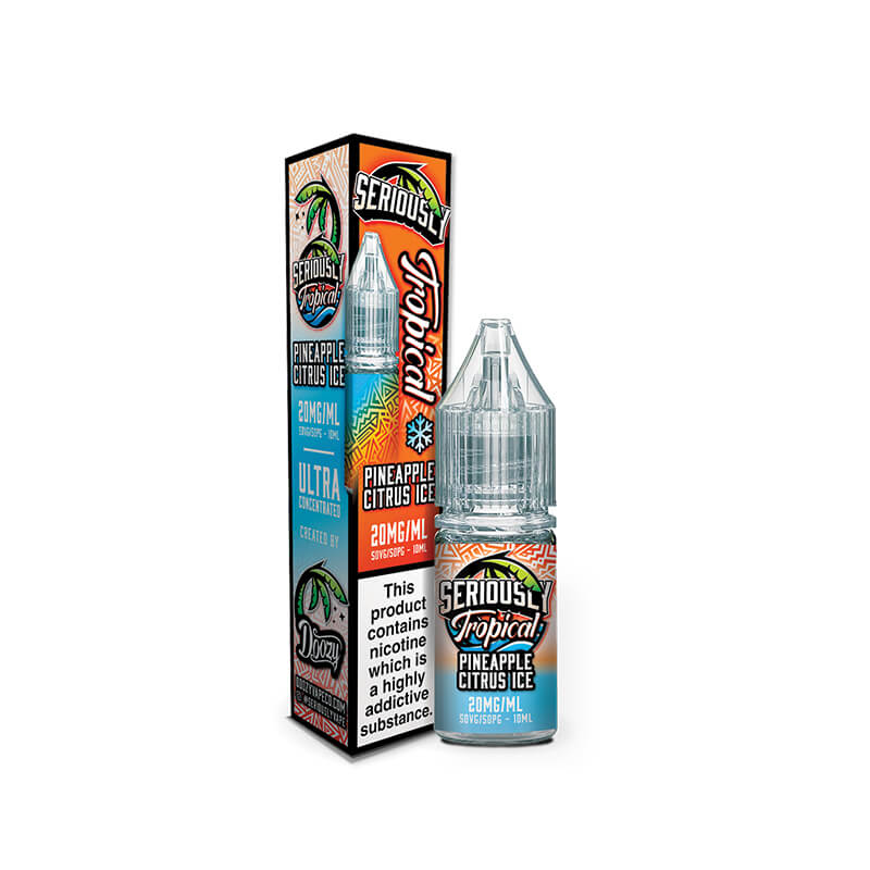 Doozy Vape Co Seriously Tropical Pineapple Citrus Ice 10ml Nic Salt E-Liquid - Image 4