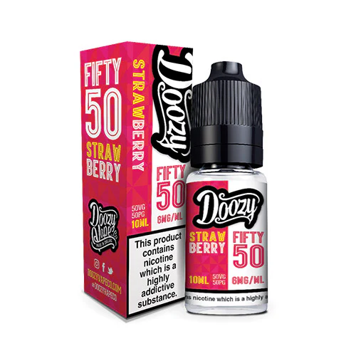 Doozy Vape Co Strawberry 50/50 E-Liquid - Image 3