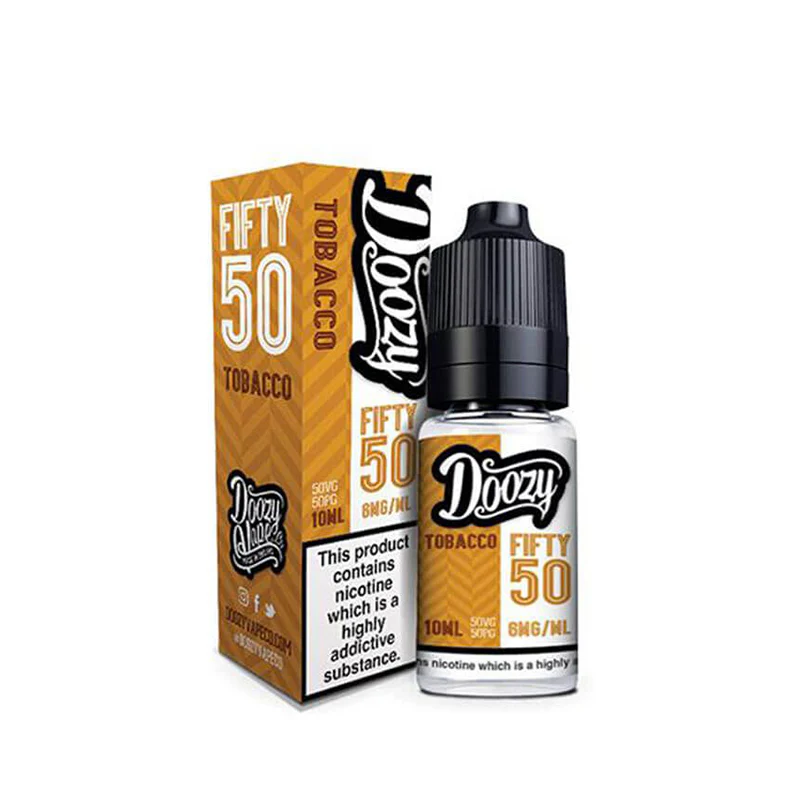Doozy Vape Co Tobacco 50/50 E-Liquid - Image 3