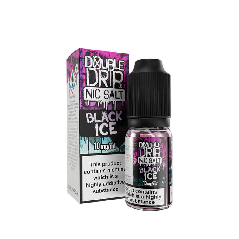 Double Drip Black Ice Nic Salt 10ml - Image 2