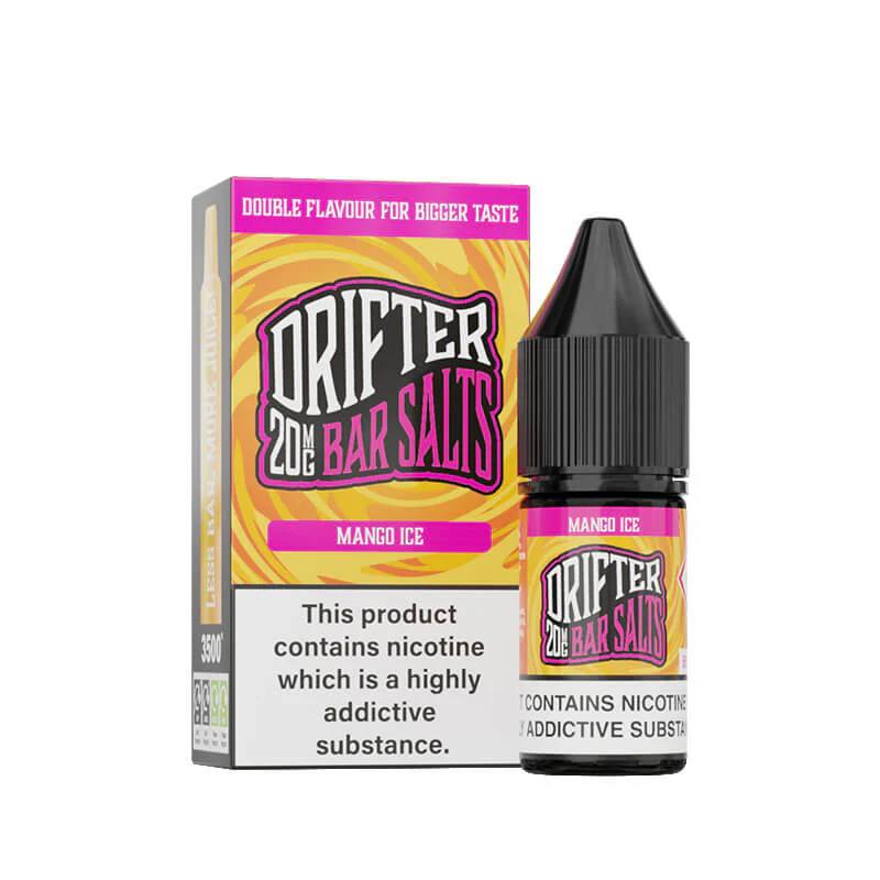 Drifter Bar Salts Mango Ice 10ml Nic Salt E-Liquid - Image 3