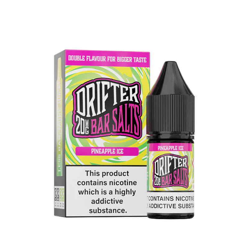 Drifter Bar Salts Pineapple Ice 10ml Nic Salt E-Liquid - Image 3