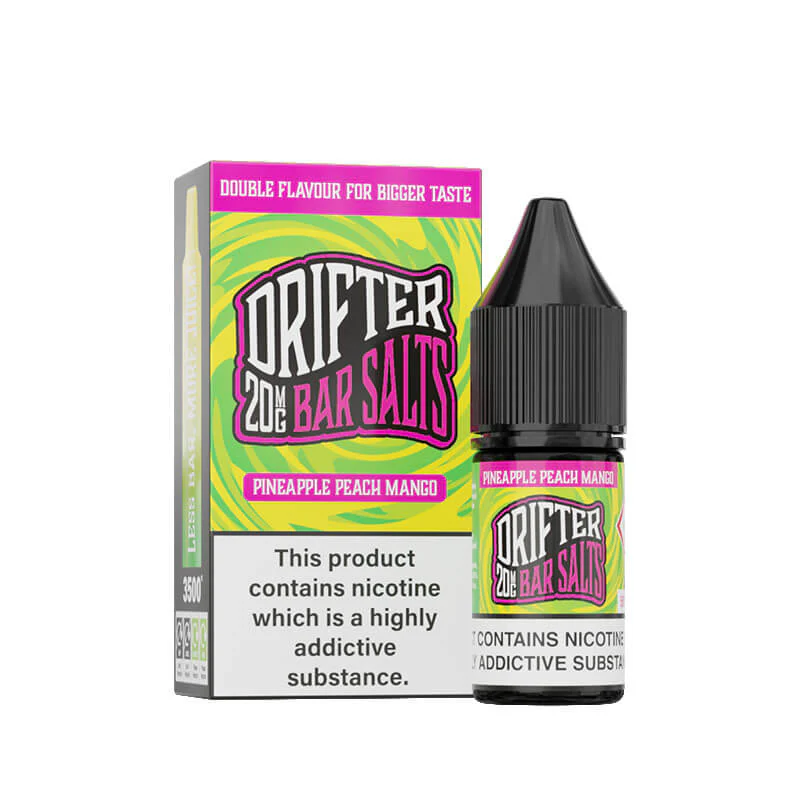 Drifter Bar Salts Pineapple Peach Mango 10ml Nic Salt E-Liquid - Image 3