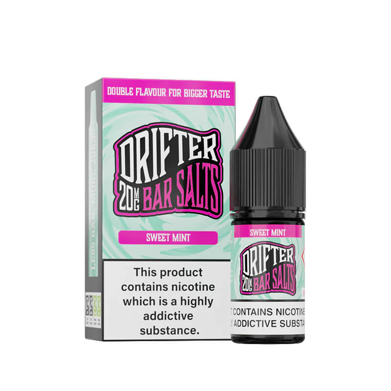 Drifter Bar Salts Sweet Mint 10ml Nic Salt E-Liquid - Image 2