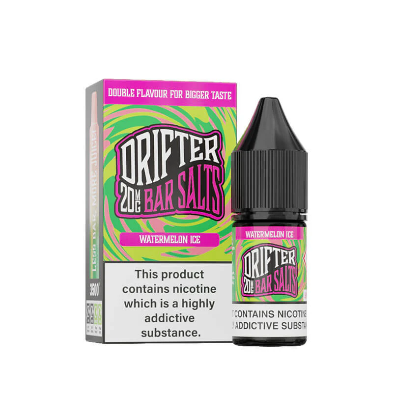 Drifter Bar Salts Watermelon Ice 10ml Nic Salt E-Liquid - Image 3