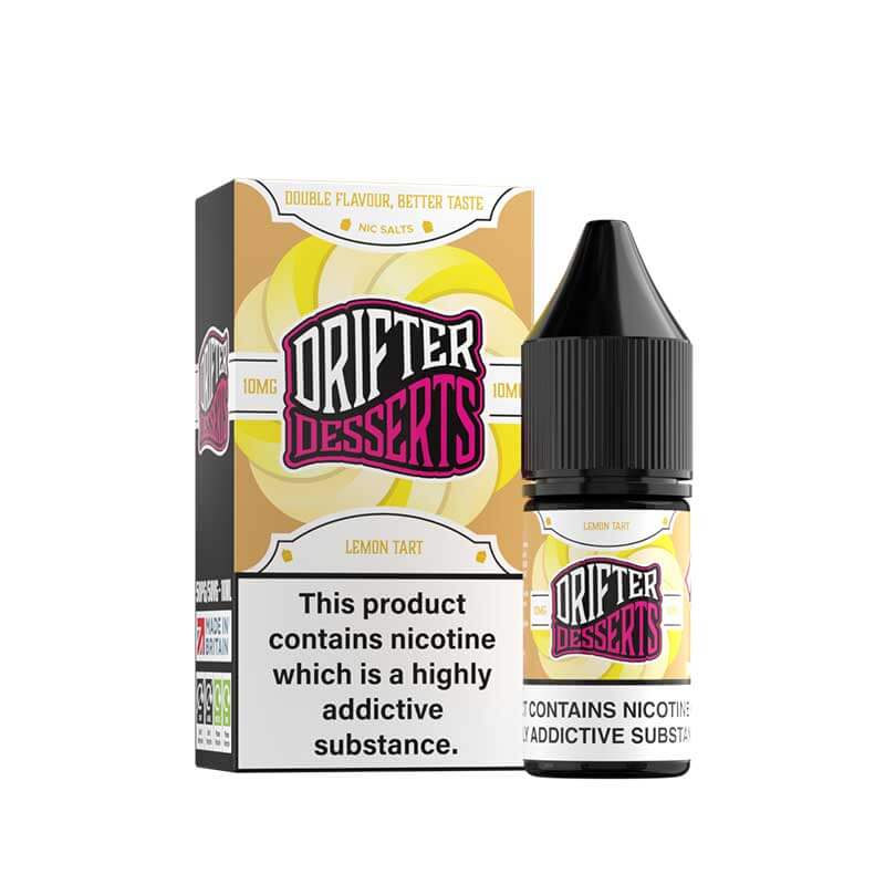 Drifter Desserts Lemon Tart 10ml Nic Salt E-Liquid - Image 2