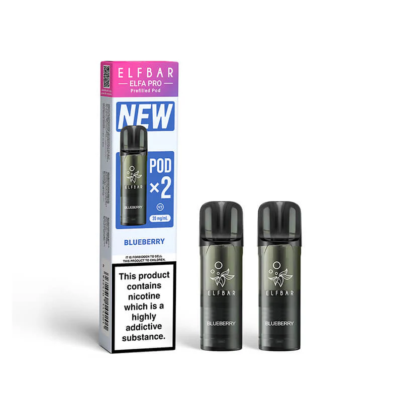 Elf Bar Elfa Pro Blueberry Prefilled Pod 20mg - 2 Pack