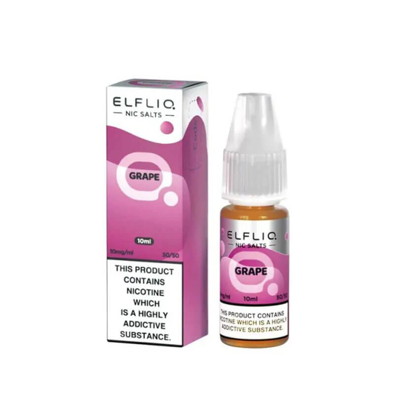 Elf Bar ElfLiq Grape Nic Salt E-Liquid - Image 2