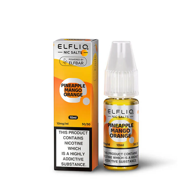Elf Bar ElfLiq Pineapple Mango Orange 10ml Nic Salt E-Liquid - Image 3