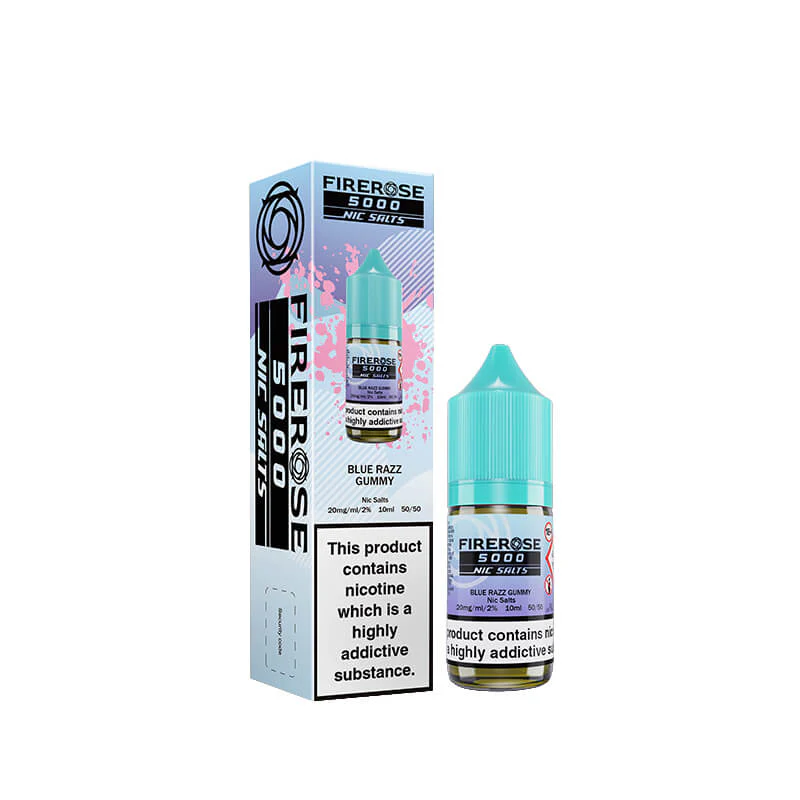 Elux Firerose 5000 Blue Razz Gummy 10ml Nic Salt E-Liquid - Image 3
