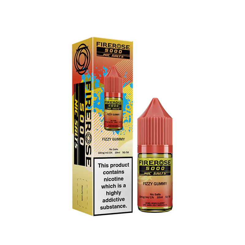 Elux Firerose 5000 Fizzy Gummy 10ml Nic Salt E-Liquid - Image 3