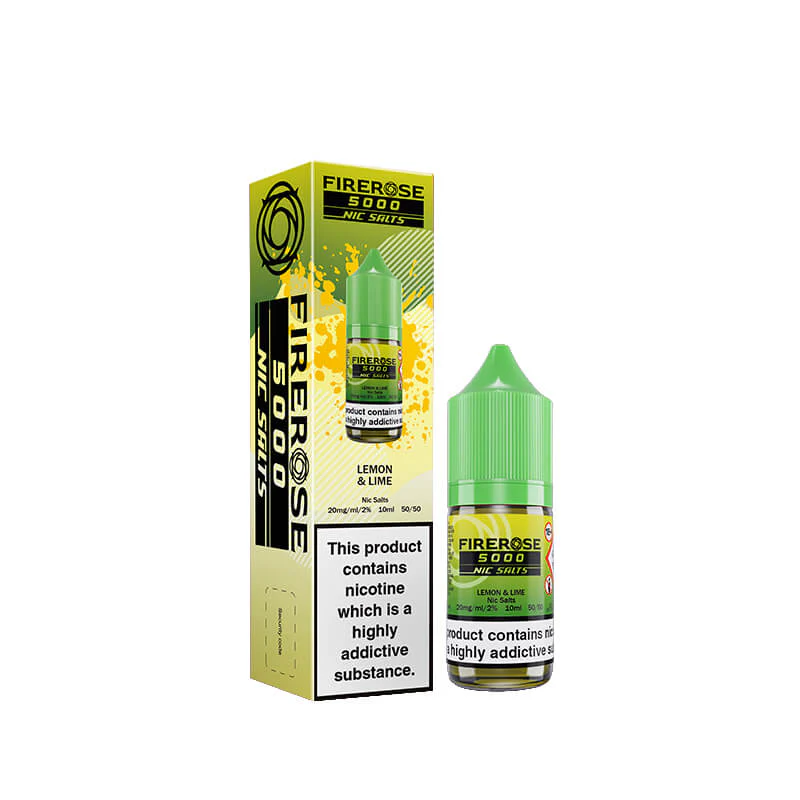 Elux Firerose 5000 Lemon Lime 10ml Nic Salt E-Liquid - Image 3