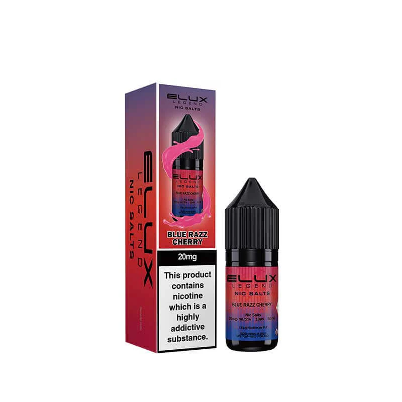 Elux Legend Blue Razz Cherry Nic Salt E-Liquid 10ml
