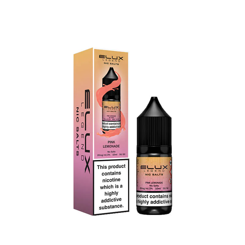Elux Legend Pink Lemonade Nic Salt E-Liquid 10ml - Image 2