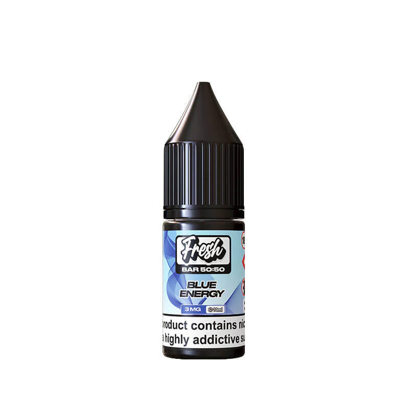Fresh Bar 50/50 Blue Energy 10ml E-Liquid By Pukka Juice - Image 4