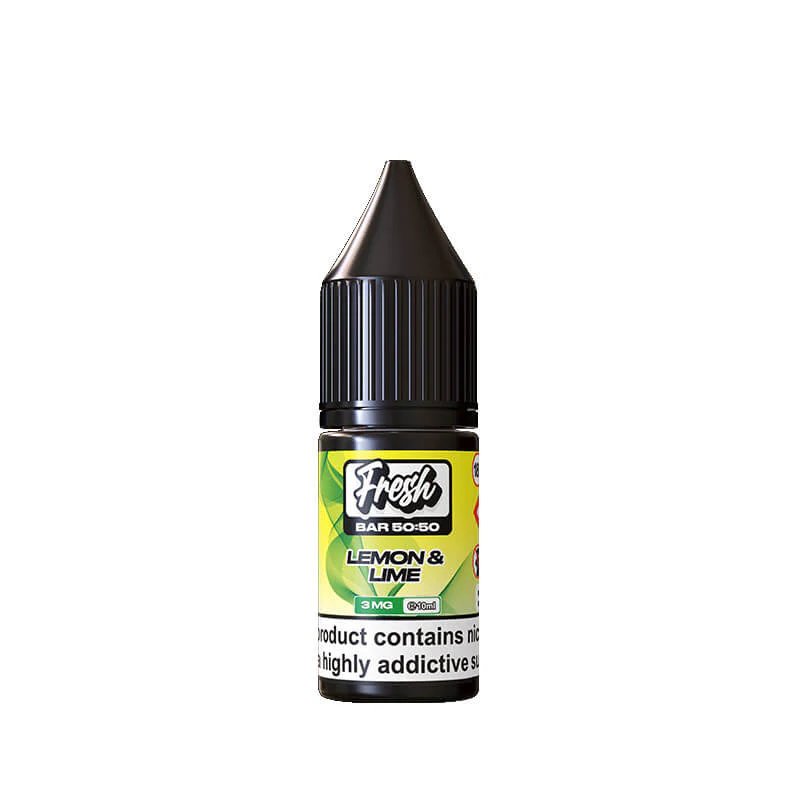 Fresh Bar 50/50 Lemon & Lime 10ml E-Liquid By Pukka Juice - Image 4