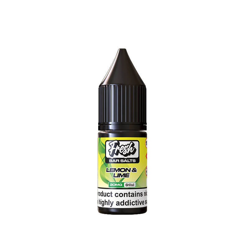 Fresh Bar Salts Lemon & Lime 10ml Nic Salt E-Liquid By Pukka Juice - Image 3