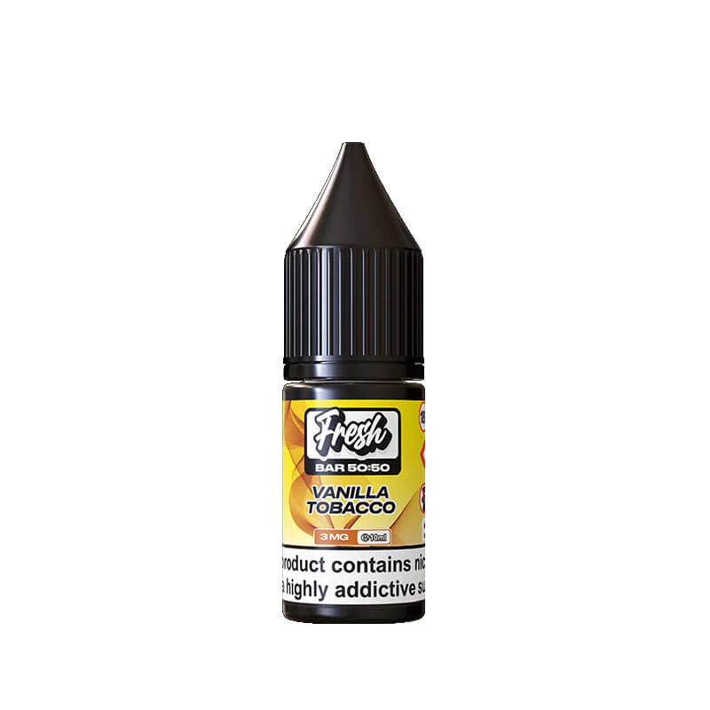 Fresh Bar 50/50 Vanilla Tobacco 10ml E-Liquid By Pukka Juice - Image 2