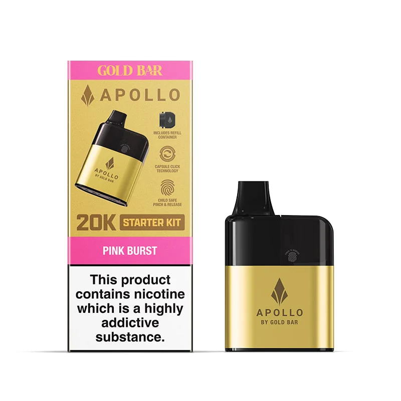 Gold Bar Apollo Prefilled Pod Vape Kit - Image 9