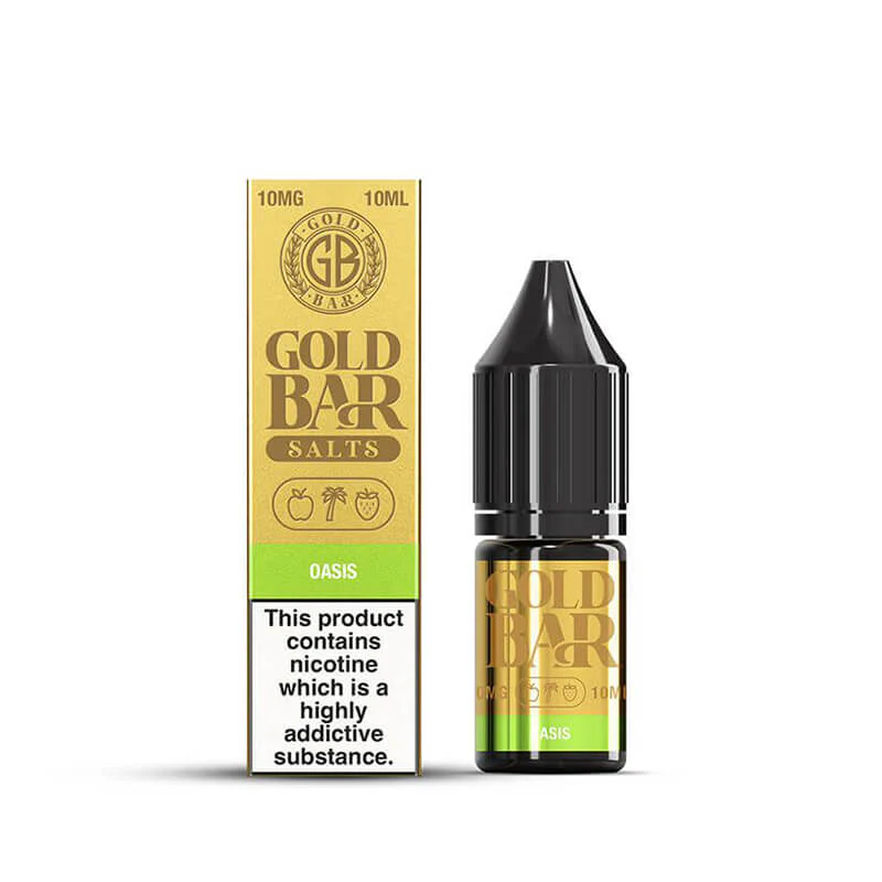 Gold Bar Salts Oasis Nic Salt E-Liquid 10ml - Image 3