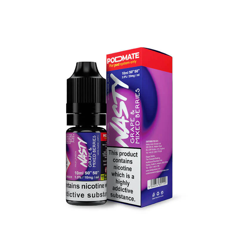Nasty Juice Podmate Grape & Mixed Berries 10ml E-Liquid - Image 3