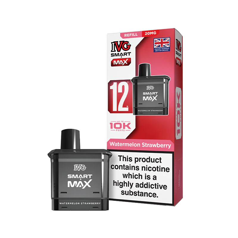 IVG Smart Max Watermelon Strawberry Prefilled Vape Pod + Refill