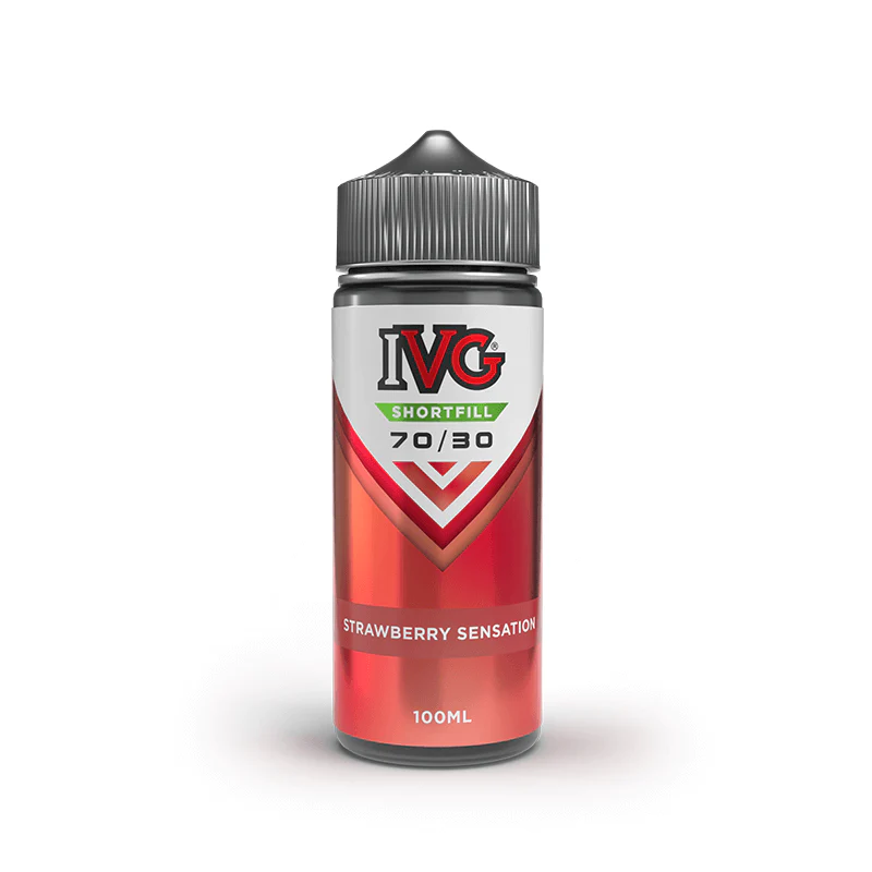 IVG Strawberry Sensation 100ml Shortfill E-Liquid