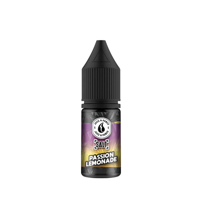 Juice N Power Passion Lemonade 10ml Nic Salt E-Liquid - Image 3
