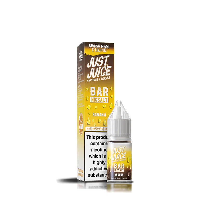 Just Juice Bar Range Banana 10ml Nic Salt E-Liquid - Image 4