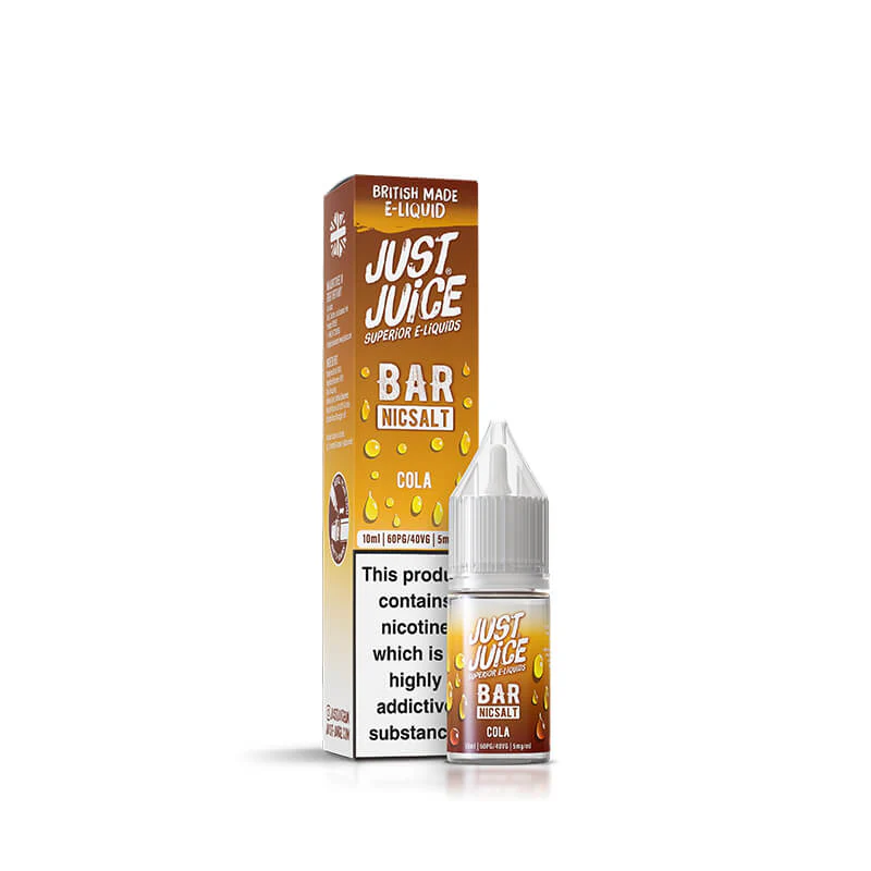 Just Juice Bar Range Cola 10ml Nic Salt E-Liquid - Image 4