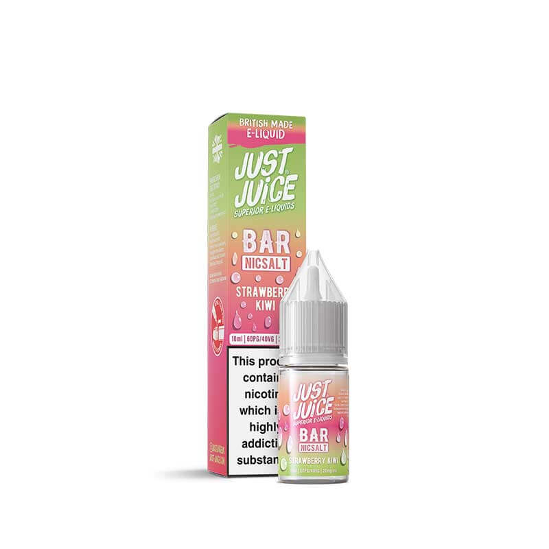 Just Juice Bar Range Strawberry & Kiwi 10ml Nic Salt E-Liquid - Image 3