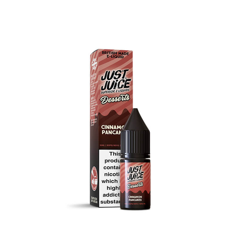 Just Juice Desserts Cinnamon Pancakes 10ml Nic Salt E-Liquid - Image 2